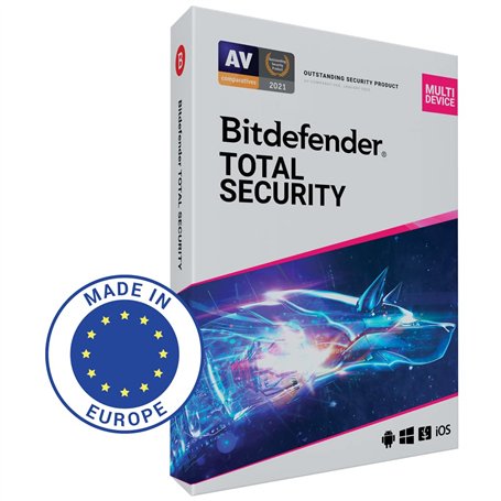 Bitdefender Total Security | 10 dispositivos | 2 anni | IT