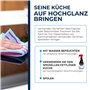STARWAX - Chiffon en Microfibre spécialement conçu pour la vitrocéramique et l'induction - Nettoie la saleté et Les éclaboussure