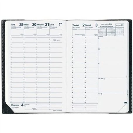 Quo Vadis - Recharge MINISTRE - Agenda civil - Semainier - Format : 16x24cm - Année 2024