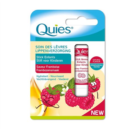 Quies Soin des Lèvres Stick Enfants Framboise 4