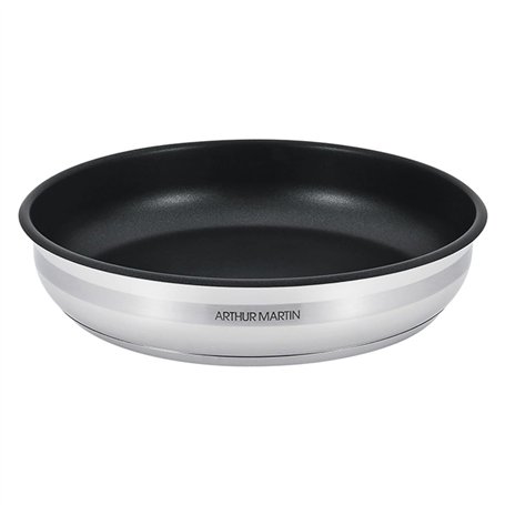 Arthur Martin -Poêle 26 cm anti adhérente - inox - AM910