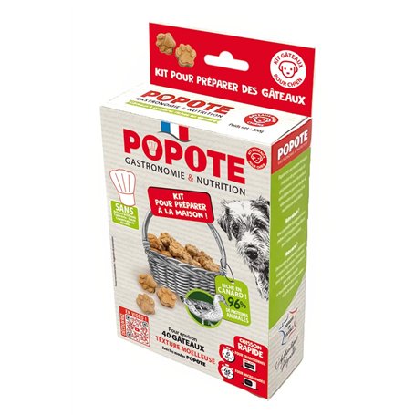 POPOTE – Friandises pour Chien – Recette au Canard – Riche en Protéines Animale – Haute Digestibilité – Fabrication Française –