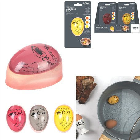 C.M.P. Minuteur Cuisson Oeuf 524348 Jaune