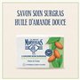 Le Petit Marseillais | Savon Soin Surgras Huile d'Amande Douce (2 pains de 100 g) – Savon solide mains & corps avec 98 % d'ingré