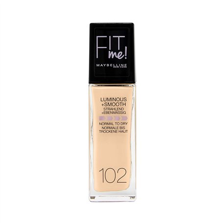 Maybelline New York Fond de teint Fair Ivoire F18 - Pour peaux impeccables - Tous types de peau - N°102 Fair Ivoire - 30 ml