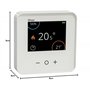 Schneider Electric - Wiser, Thermostat D'ambiance Connecté Iiaison Zigbee 2,4GHz, CCTFR6400