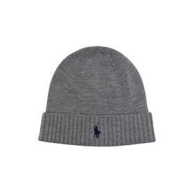 BEANIE FAWN GREY RALPH LAUREN