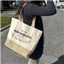 Sac Aide-soignante au top | Cabas de Plage Courses Coton et Toile de Jute Idée Cadeau Femme