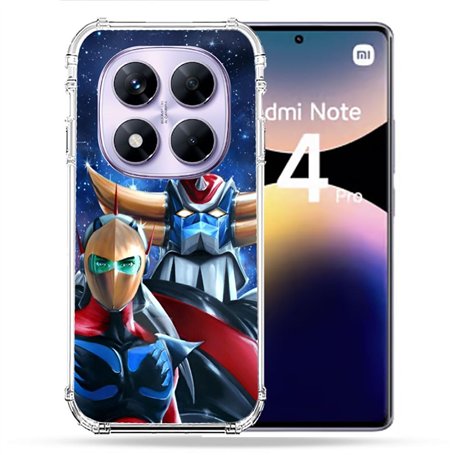 Cokitec Coque Renforcée pour Xiaomi Redmi Note 14 Pro 4G Manga Goldorak