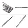 Jeu de Tarauds Métriques 10pcs Filetage Taraudage m1/m1.2/m1.4/m1.6/m1.7/m1.8/m2/m2.5/m3/m3.5 Mini Machine à Tarauder Le Filetag
