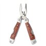 LAGUIOLE - Laguiole 40268486 Pince Multifonctions (8 Fonctions) en Acier Inoxydable avec Manche en Bois de Pakka et Etui en Cuir