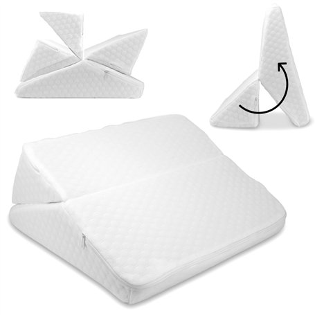 Fishtec Coussin 4 en 1 Ajustable Soulage Les Douleurs – Soutiens Le Dos