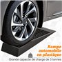 HOMCOM Rampes de Levage pour Voiture véhicule Utilitaire Rampe de Chargement Lourde 3T Caravane Camping-Car dim. 20L x 70l x 8H 