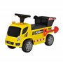 HOMCOM Porteur Enfant Camion 18-36 Mois Benne basculante Pelle Effets sonores Lumineux Noir Jaune