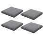 Outsunny Lot de 4 Coussins de Chaise