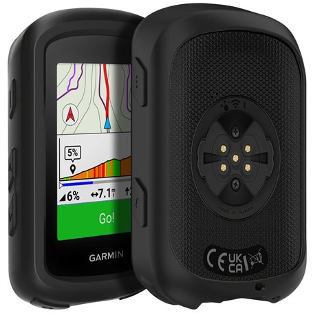 Coque pour Garmin Edge 540 / Edge 840 - Housse Etui Silicone Noir Protection Souple Phonillico®