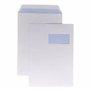 20 ex Grande enveloppe A4 avec fenêtre pochette courrier C4 papier kraft blanc 90g format 229 x 324 mm une enveloppe blanche ave