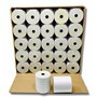 10 Rouleaux papier AUTOCOPIANT 2 PLIS blanc + jaune 76 x 70 x 12 bobine pour caisse enregistreuse bobine papier carboné 2 feuill