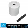 Bobine Thermique - 80x80x12 - Paquet De 10 pour rouleau pour caisse et imprimante thermique