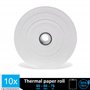 Bobine Thermique - 80x80x12 - Paquet De 10 pour rouleau pour caisse et imprimante thermique