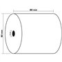 20 Bobine Papier Thermique SANS BISPHÉNOL 80 x 80 x 12 mm rouleaux thermique 80x80x12 ticket de caisse imprimante thermique cais