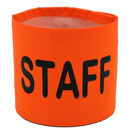 YOKO - Brassard sécurité orange STAFF