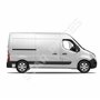 3 roulettes porte latérale compatible pour Master 3, Movano B, Nissan NV400 (à partir de 2010) kit galet de porte coulissante – 