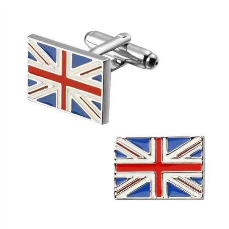 Boutons de Manchette Drapeau UK - Boutons de Manchette Union Jack Originaux