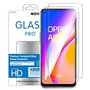 NOVAGO compatible avec Oppo A94 5G - Pack de 2 films en verre trempé ultra résistant anti choc et anti explosion d'écran (Transp