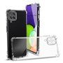 AURSTORE Coque pour Samsung Galaxy A22 4G, Coque Samsung M32 4G, Housse Etui en Transparent Silicone TPU Souple [Bumper avec Coi