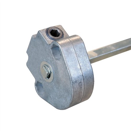 Treuil GEIGER Carré 8 Mâle 6P7 avec Fin de Course 1/6 – Compatible Volet Bubendorff – Remplacement Mécanisme de Manœuvre pour Vo