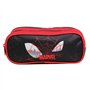 Bagtrotter Trousse Scolaire 2 Compartiments Marvel Spider-Man Noire