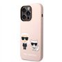 Karl Lagerfeld KLHMP14XSSKCI Coque Rigide en Silicone pour iPhone 14 Pro Max 6,7