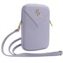 CG MOBILE Sac Guess GUWBZPGSTEGU Violet Zip Triangle 4G
