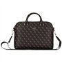 CG MOBILE Sac pour ordinateur portable Guess New 4G avec fermeture éclair et logo triangle 15" (noir)