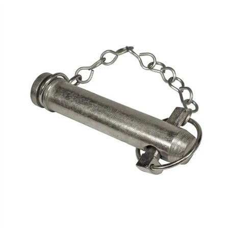 cyclingcolors Axe d'attelage avec Chaine et goupille diamètre 19mm x Longueur 70mm Barre supérieure remorque Tracteur Camion Mac