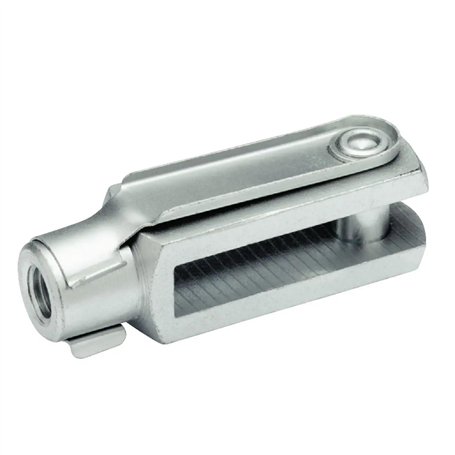 cyclingcolors Chape Femelle avec axe M8 x 32mm en Acier zingué DIN 8140 71752 pièce de Fixation pour vérin Tête Embout Fourche U