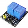 MODULE 2 RELAIS 12V 2 CANAUX OPTOCOUPLEURS REMPLACEMENT/COMPATIBLE AVEC ARDUINO RASPBERRY Pi (1076)