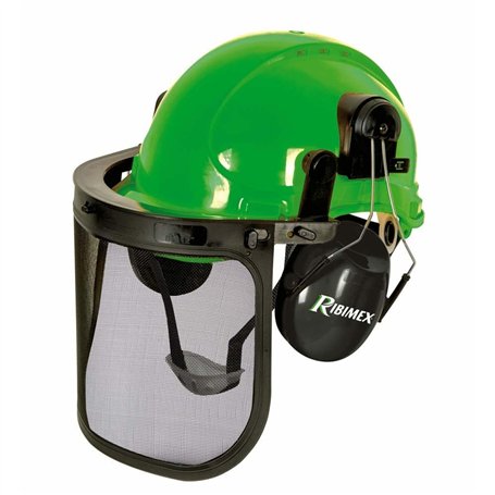 Ribiland 03556 - Casque de Protection Jardinage + Anti-Bruit - Green - Excellente protection