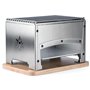 Louis Tellier - Barbecue de Table pour Extérieur – Portable – Grill Charbon - Qualité Professionnelle - Stable – Compact et Sécu