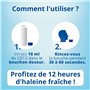 CB12 - Sensitive - Bain de bouche - Lutte contre la mauvaise haleine pendant 12 heures - Dents sensibles - Sans alcool - Arôme m