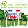 CIT-1004 Carte Citation sur papier naturel fibré avec Enveloppe "Cette année je ne veux que du Champagne et des étoiles" Aloïs A