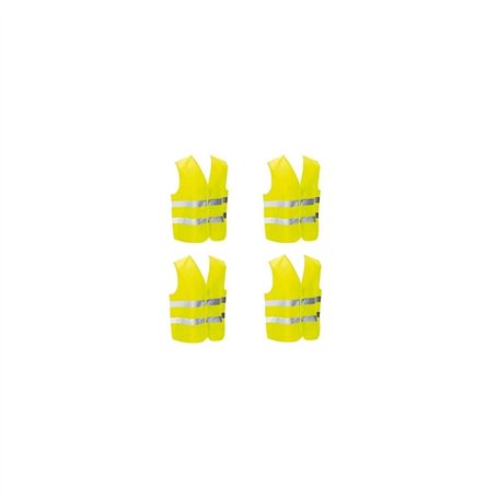 JOD1 LBXJOD1Kitgilet - Gilet Jaune De Sécurité - 4 Pièces