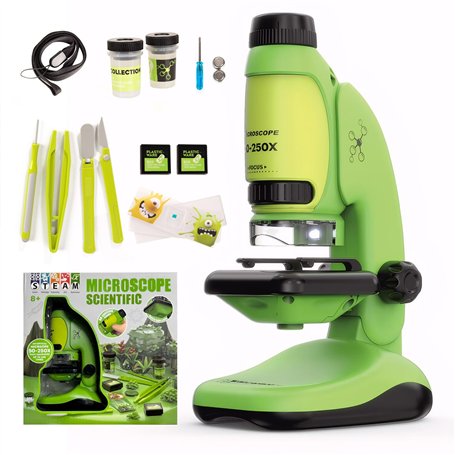 Todeco 50X-250X Microscope pour Enfants