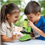 Todeco 50X-250X Microscope pour Enfants, Microscope de Poche et de Table 2 en 1, avec Zoom éclairé par LED, pour Les Enfants, Le
