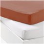 Lot 1 alese + 1 drap housse - P'TIT DODO - 70 x 140 cm - Blanc / Tomette