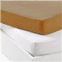 Lot 1 alese + 1 drap housse - P'TIT DODO - 70 x 140 cm - Blanc / Caramel