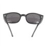 KD's 20010 - Lunettes de soleil noir mat sportifs et motards - homme & femme - s'adaptent sous un casque de moto vélo ski - Verr