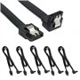 Adaptout X5 Cable sata 3 40cm 90° 6 Gbps Angle coude Droit HDD PC Carte Mere SATA III 3.0 MARQUE FRANÇAISE