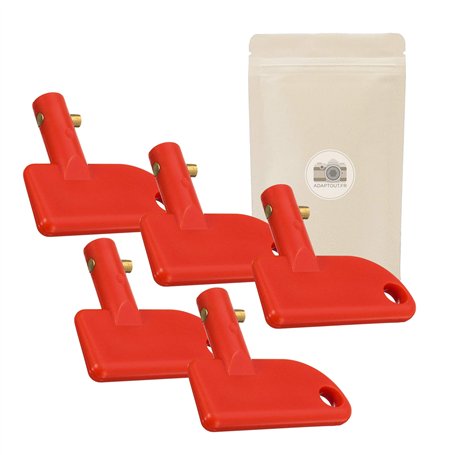 5X Clé Carotte Coupe Circuit Hayon Bateau 12V 24V 48V Batterie standard universel